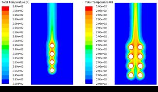 CFD simulácia teplotných polí v okolí vyhrievaného zväzku rúr pri prirodzenej konvekcii vzduchu